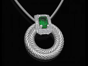 brilliant braid pendant 3D Print Model