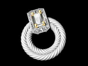 brilliant braid pendant 3D Print Model