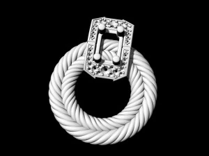 brilliant braid pendant 3D Print Model