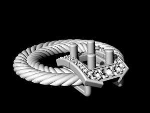 brilliant braid pendant 3D Print Model