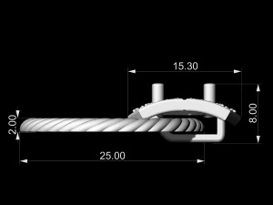 brilliant braid pendant 3D Print Model