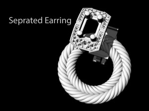 brilliant braid earrings Modello di stampa 3D