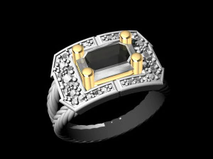 brilliant braid ring 3D Print Model