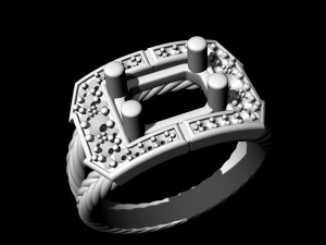 brilliant braid ring Modelo de Impressão 3D