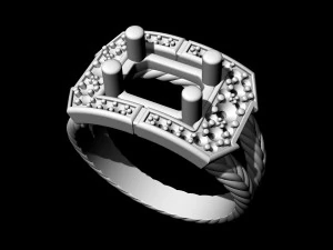 brilliant braid ring 3D Print Model