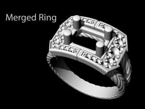brilliant braid ring Modelo de Impressão 3D