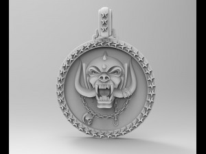motorhead logo pendant Modèles 3D en vedette