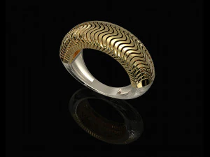deep waves ring 3D Print Model