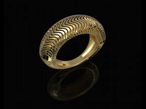 deep waves ring 3D Print Model