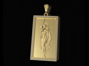 miss amazon pendant 3D Print Model