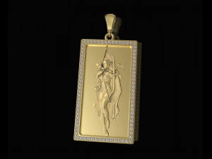 miss amazon pendant 3D Print Model