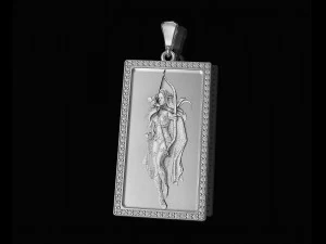 miss amazon pendant 3D Print Model