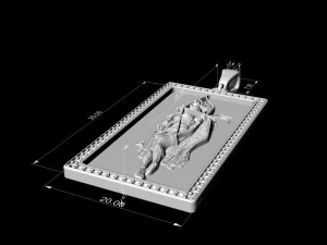 miss amazon pendant 3D Print Model