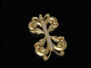 brilliant fantasy pendant 3D Print Model