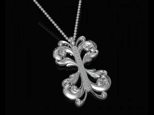 brilliant fantasy pendant 3D Print Model