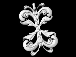 brilliant fantasy pendant 3D Print Model
