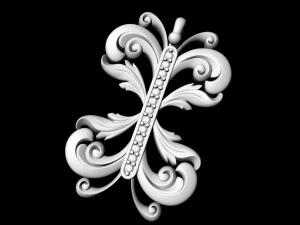 brilliant fantasy pendant 3D Print Model