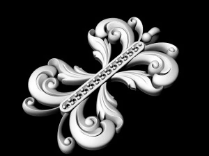 brilliant fantasy pendant 3D Print Model