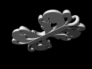 brilliant fantasy pendant 3D Print Model