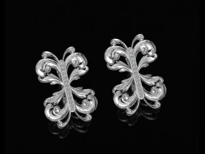 brilliant fantasy earrings 3D-Druckmodell