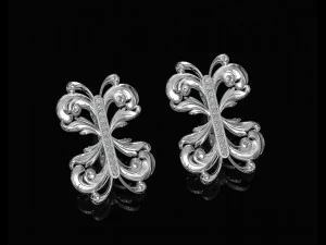 brilliant fantasy earrings 3D Print Model