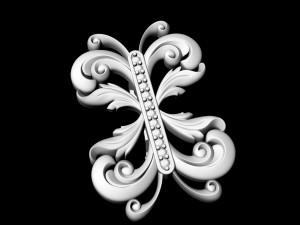 brilliant fantasy earrings 3D-Druckmodell