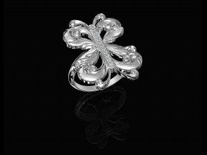 brilliant fantasy ring 3D Baskı Modeli