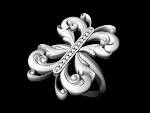 brilliant fantasy ring 3D Baskı Modeli