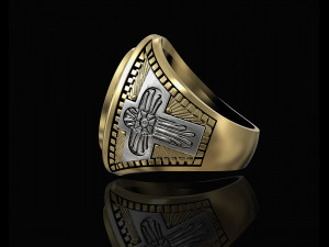lion ring with diamond Modelo de Impressão 3D