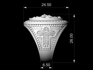 lion ring with diamond Modelo de Impressão 3D