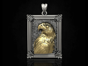 proud eagle pendant 3D 打印模型