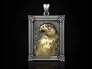 кулон гордий орел 3D Принт Модель