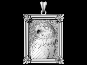 proud eagle pendant Model Cetak 3D