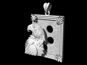 proud eagle pendant Model Cetak 3D