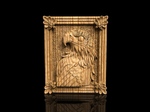 proud eagle pendant Model Cetak 3D