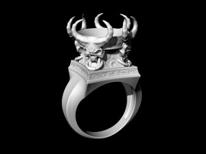 skulls from the hell-ring 3D Print Model