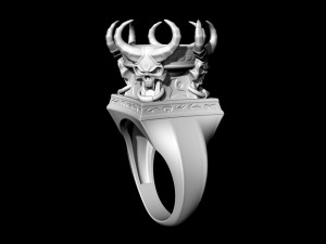 skulls from the hell-ring 3D Print Model