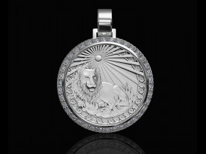 leo-zodiac pendant Modèles 3D en vedette