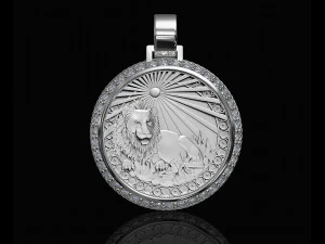leo-zodiac pendant 3D Print Model