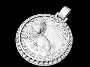 leo-zodiac pendant Modèles 3D en vedette
