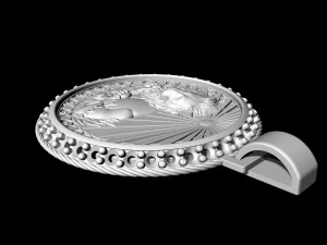 leo-zodiac pendant 3D Print Model
