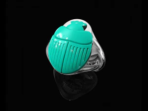 egyptian scarab ring 3D Print Model