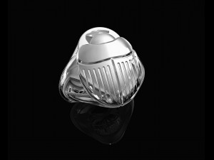 egyptian scarab ring 3D Принт Модель