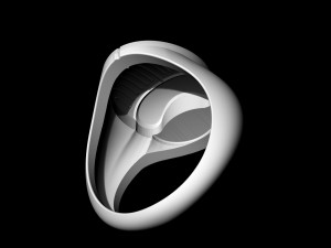 egyptian scarab ring 3D Принт Модель