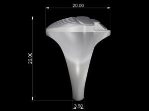 egyptian scarab ring 3D Принт Модель