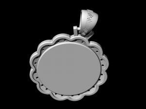 Medusa in rose pendant 3D 프린트 모델