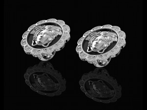 Medusa in rose earrings 3D Принт Модель