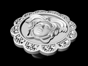 Medusa in rose earrings 3D Принт Модель