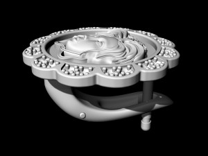 Medusa in rose earrings 3D Принт Модель
