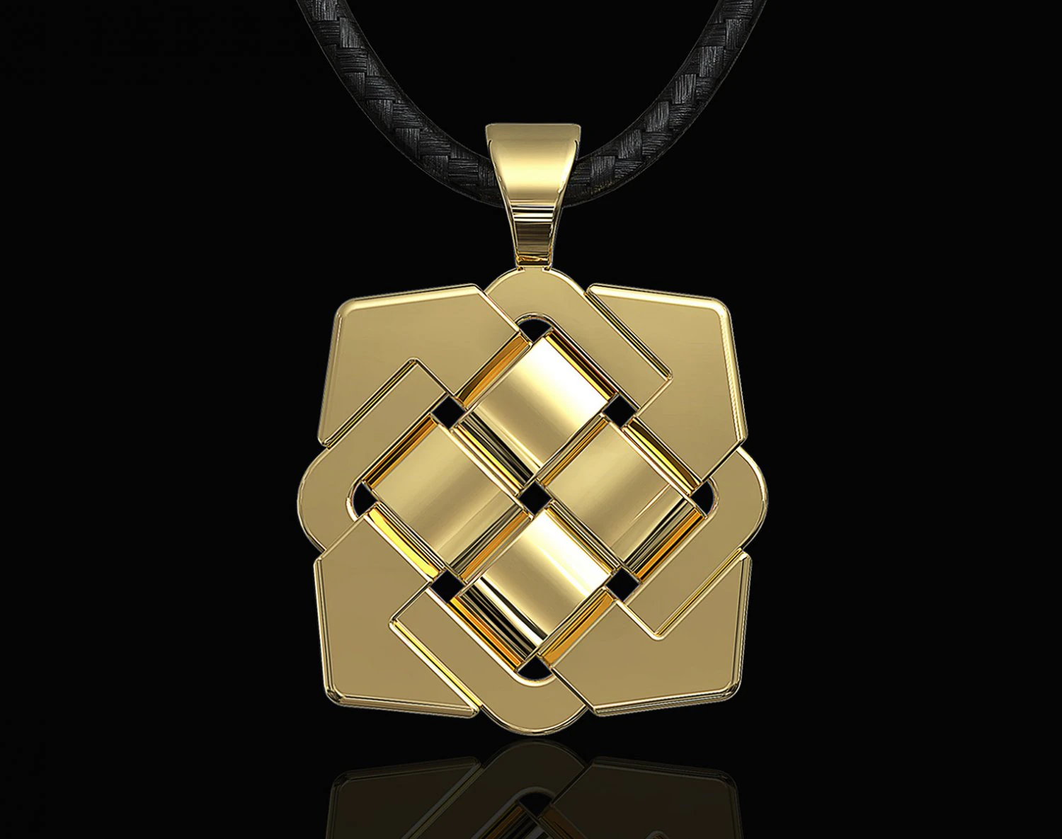 celtic knot pendant with enamel 3D Print Model .c4d .max .obj .3ds .fbx .stl .blend